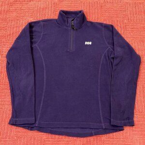 Helly Hansen indigo Fleece zip Top sweater